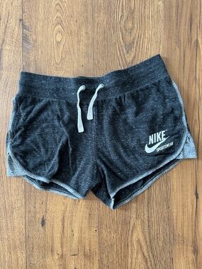 Nike women’s grey sweat shorts, size medium